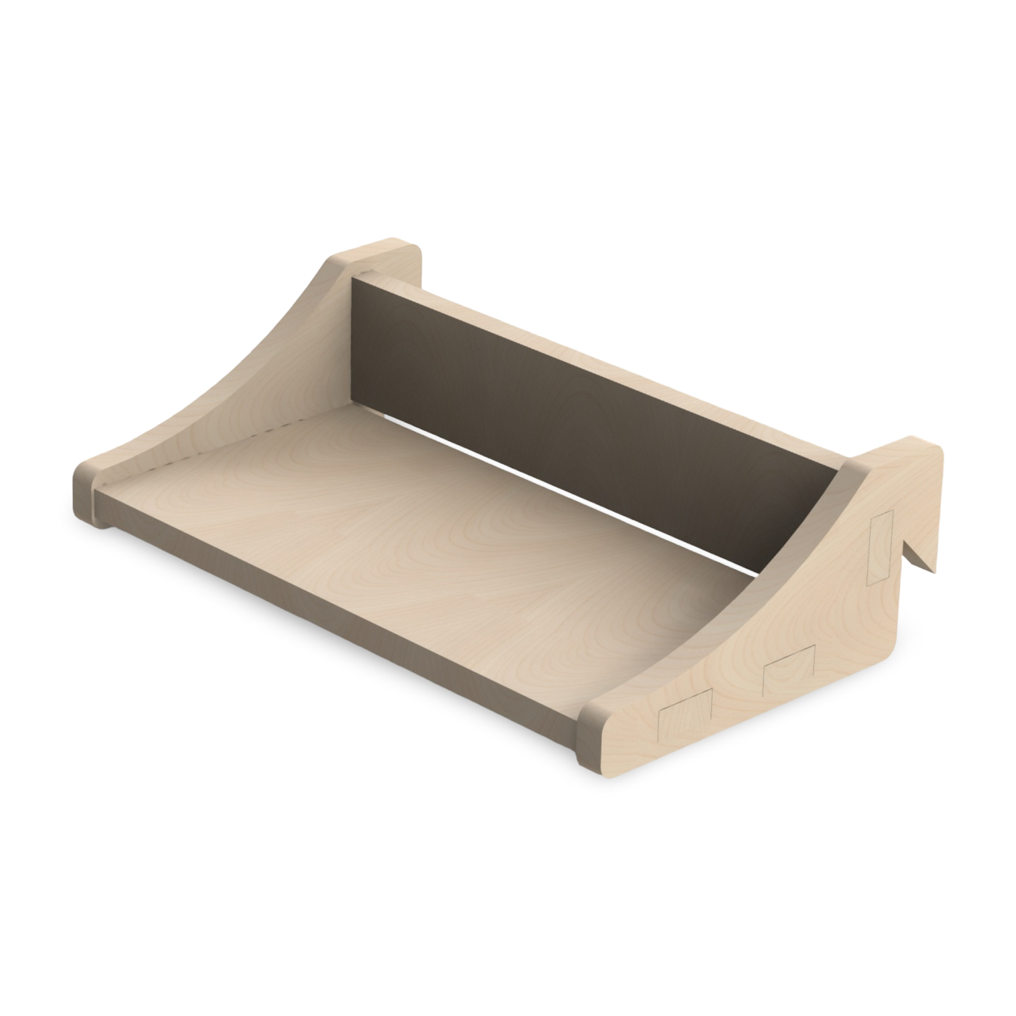 French Cleat Breites Regal aus Holz für deine Werkzeuge