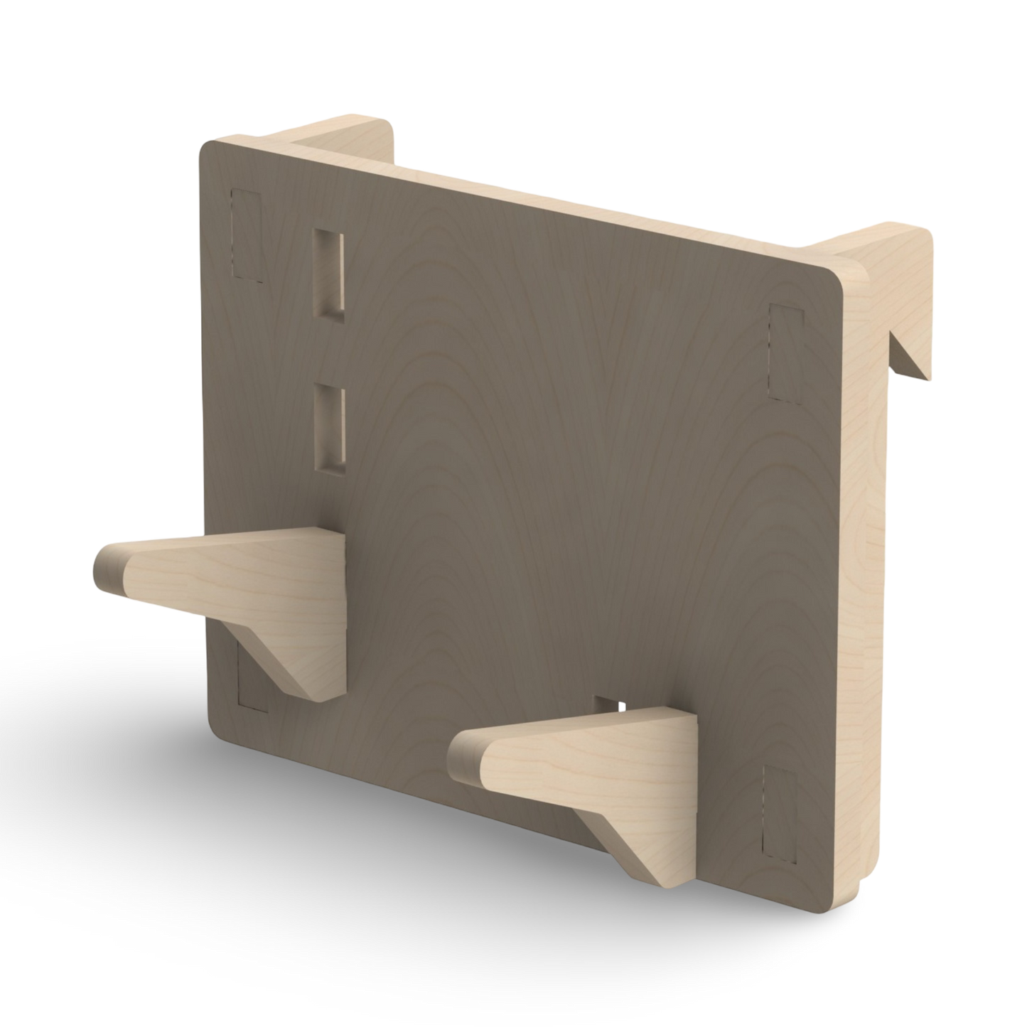 French Cleat Druckluftschlagschrauberhalter aus Holz für deine Werkzeuge