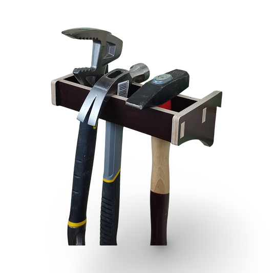 French Cleat Hammerhalter aus Holz für deine Werkzeuge