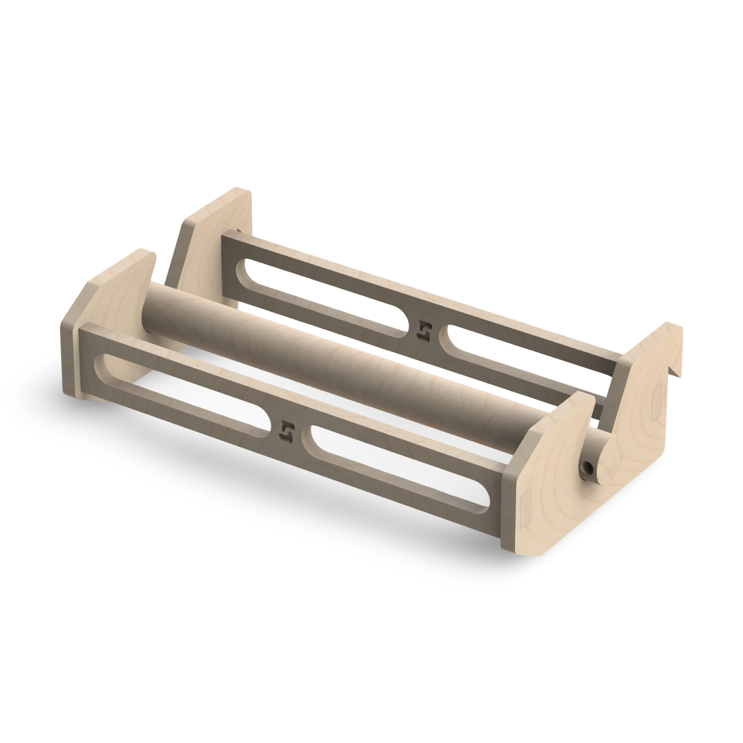 French Cleat Küchenrollenhalter aus Holz für deine Werkzeuge