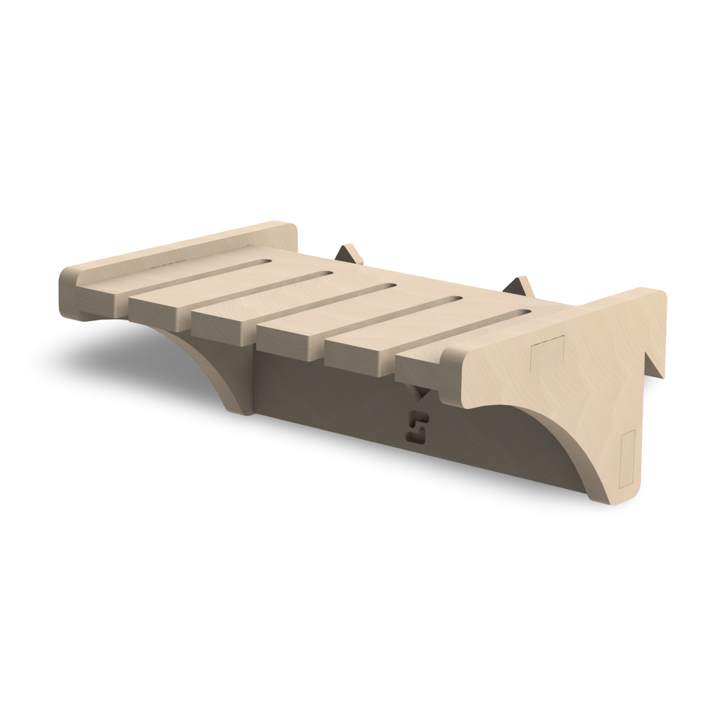 French Cleat Winkelhalter aus Holz für deine Werkzeuge