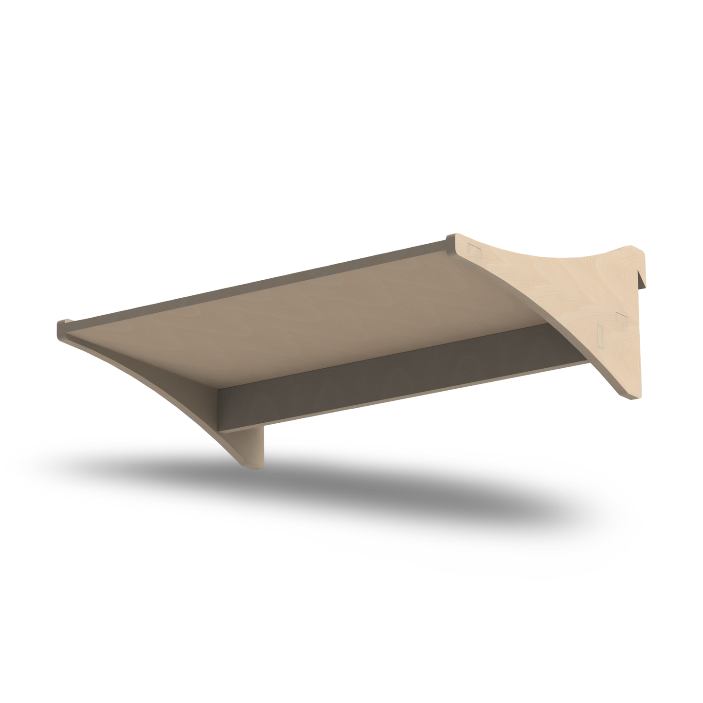 French Cleat großes Regal 40 aus Holz für deine Werkzeuge