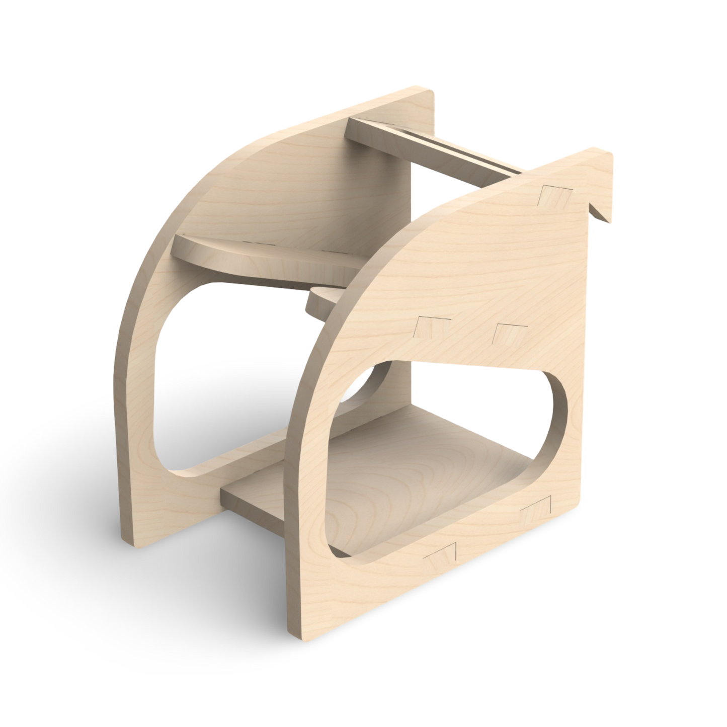 French Cleat Akkuschrauber Halter aus Holz für deine Werkzeuge