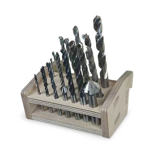 French Cleat Bohrerhalter aus Holz für deine Werkzeuge