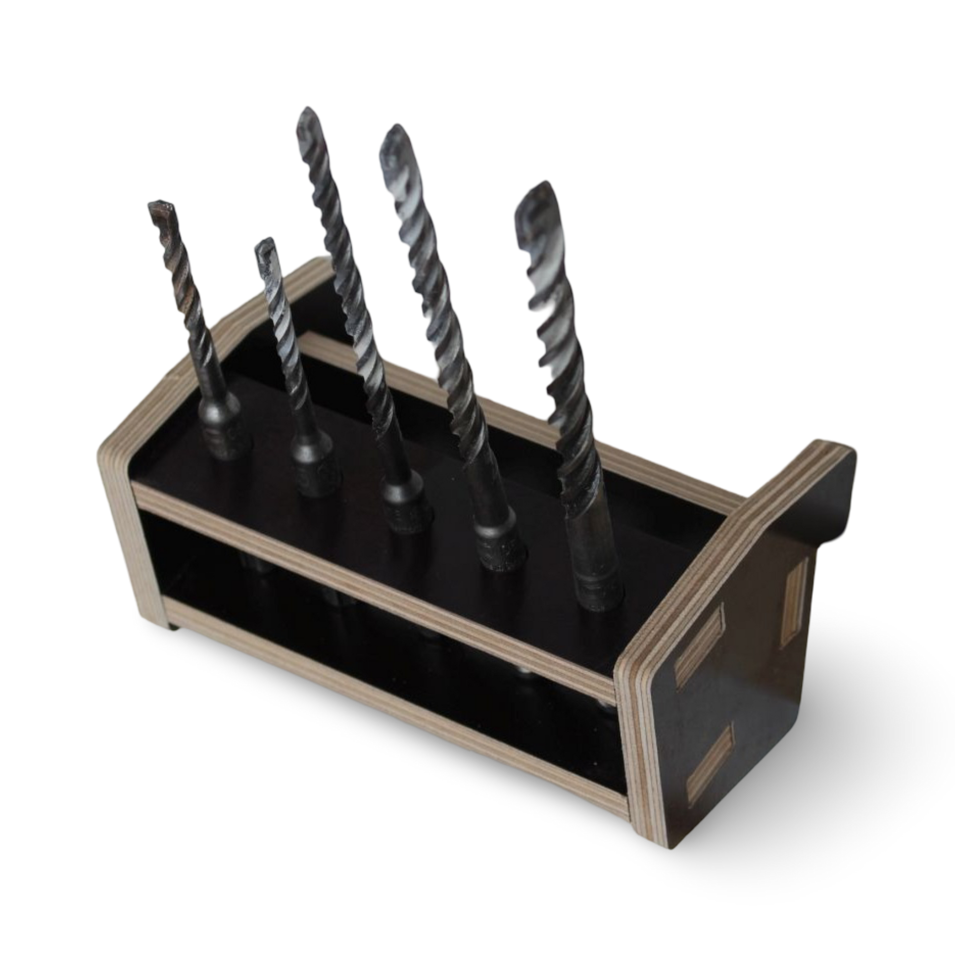 French Cleat Bohrerhalter SDS plus aus Holz für deine Werkzeuge
