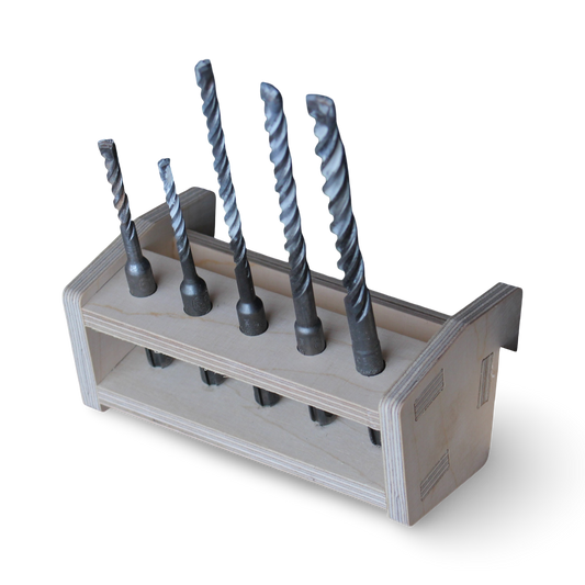 French Cleat Bohrerhalter SDS plus aus Holz für deine Werkzeuge