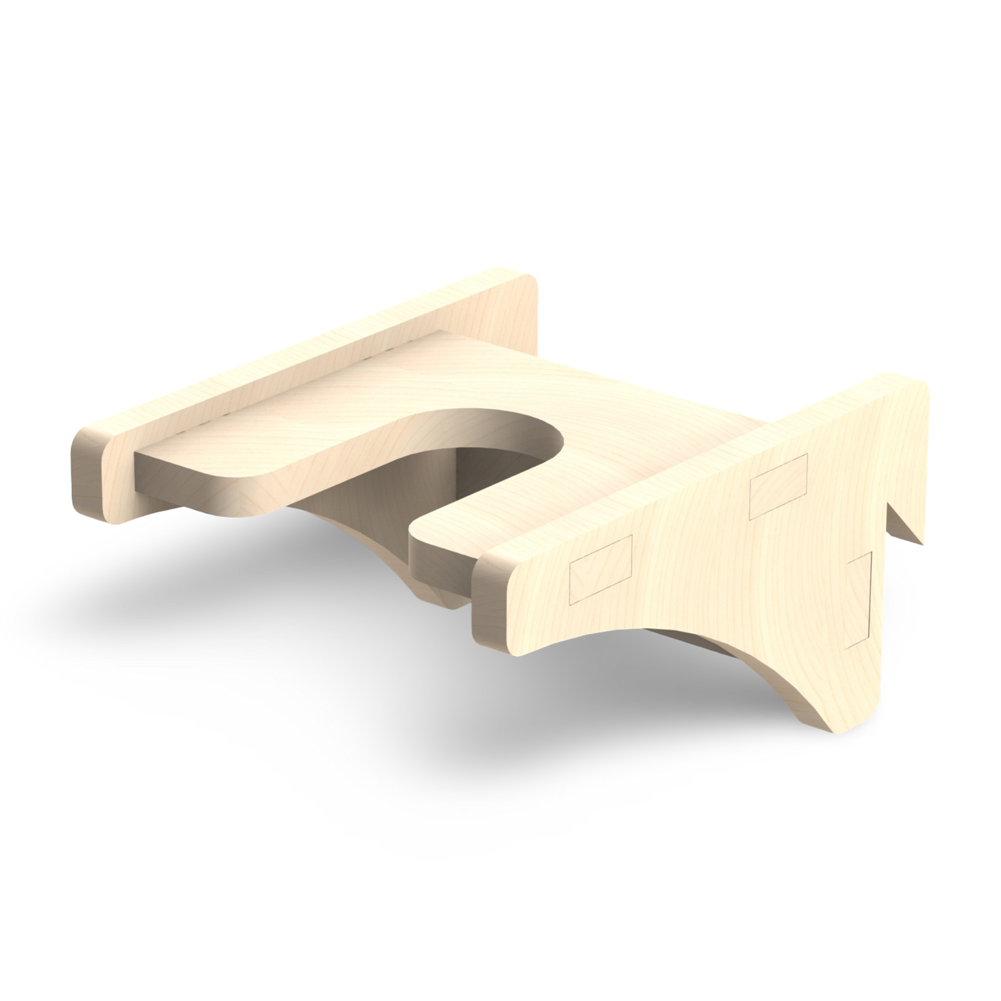French Cleat Bosch 12V Säbelsägenhalter aus Holz für deine Werkzeuge
