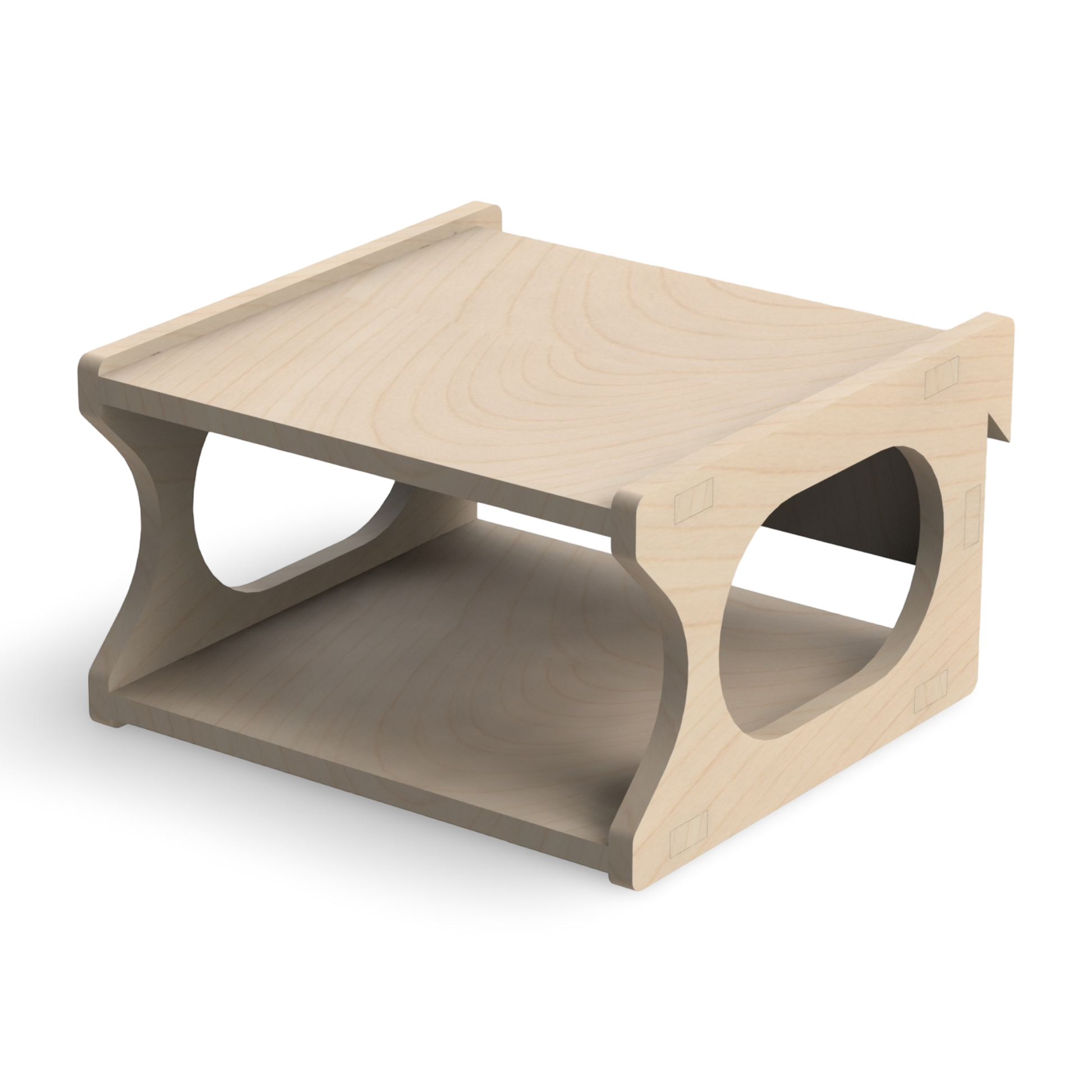 French Cleat Doppelregal aus Holz für deine Werkzeuge