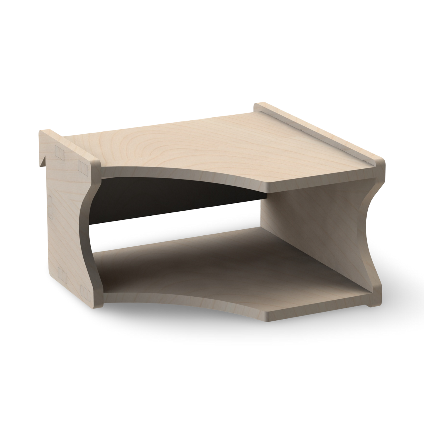 French Cleat Eckregal aus Holz für deine Werkzeuge