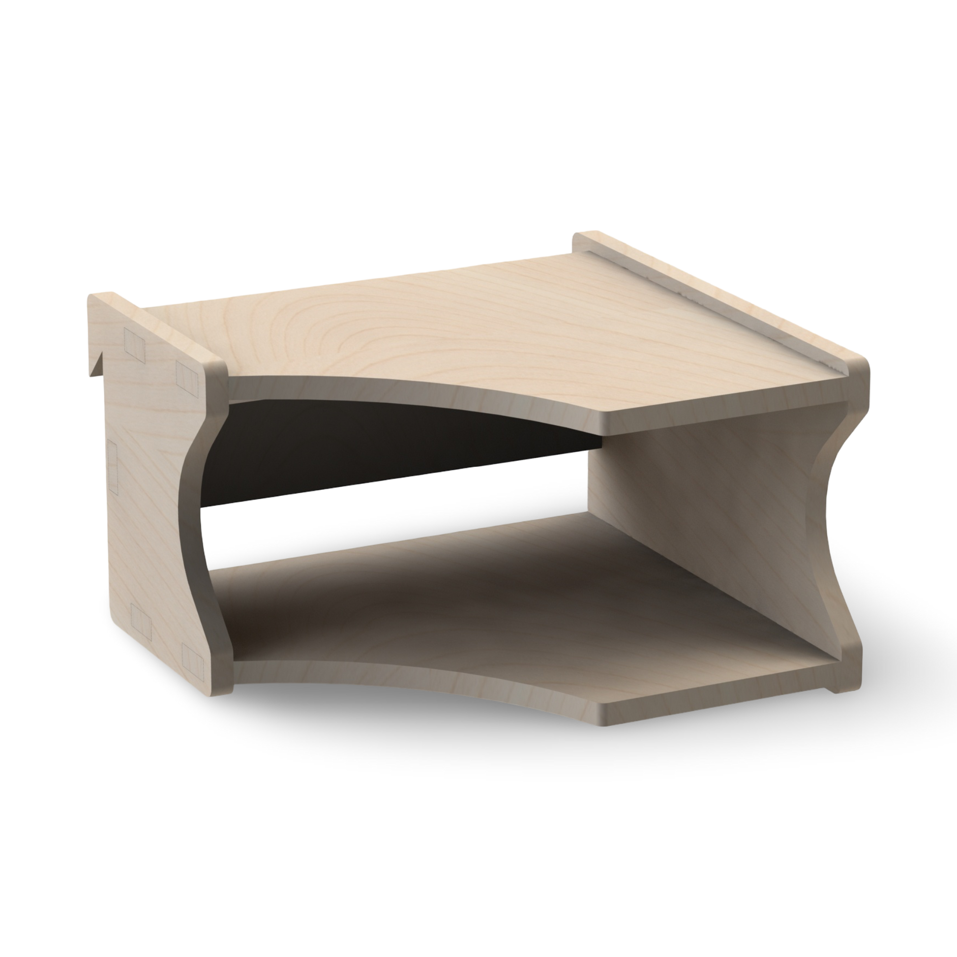 French Cleat Eckregal aus Holz für deine Werkzeuge