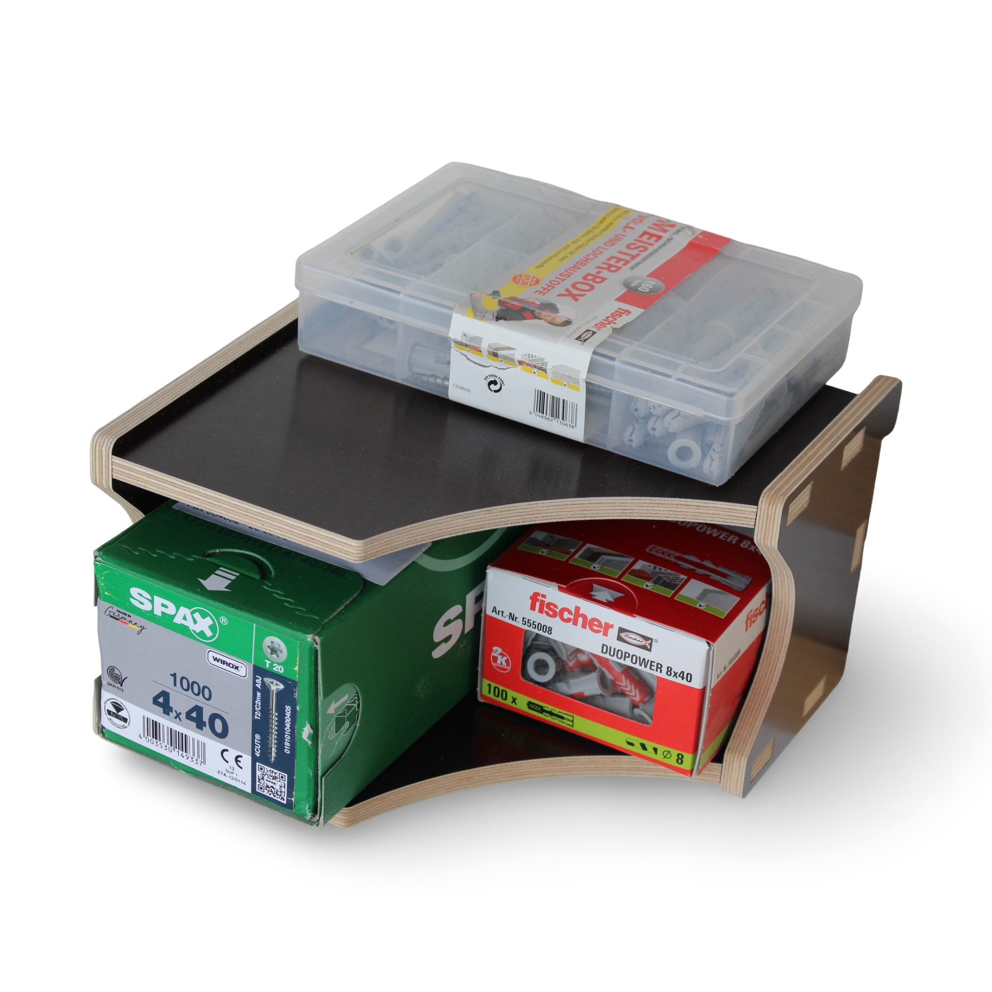 French Cleat Eckregal aus Holz für deine Werkzeuge