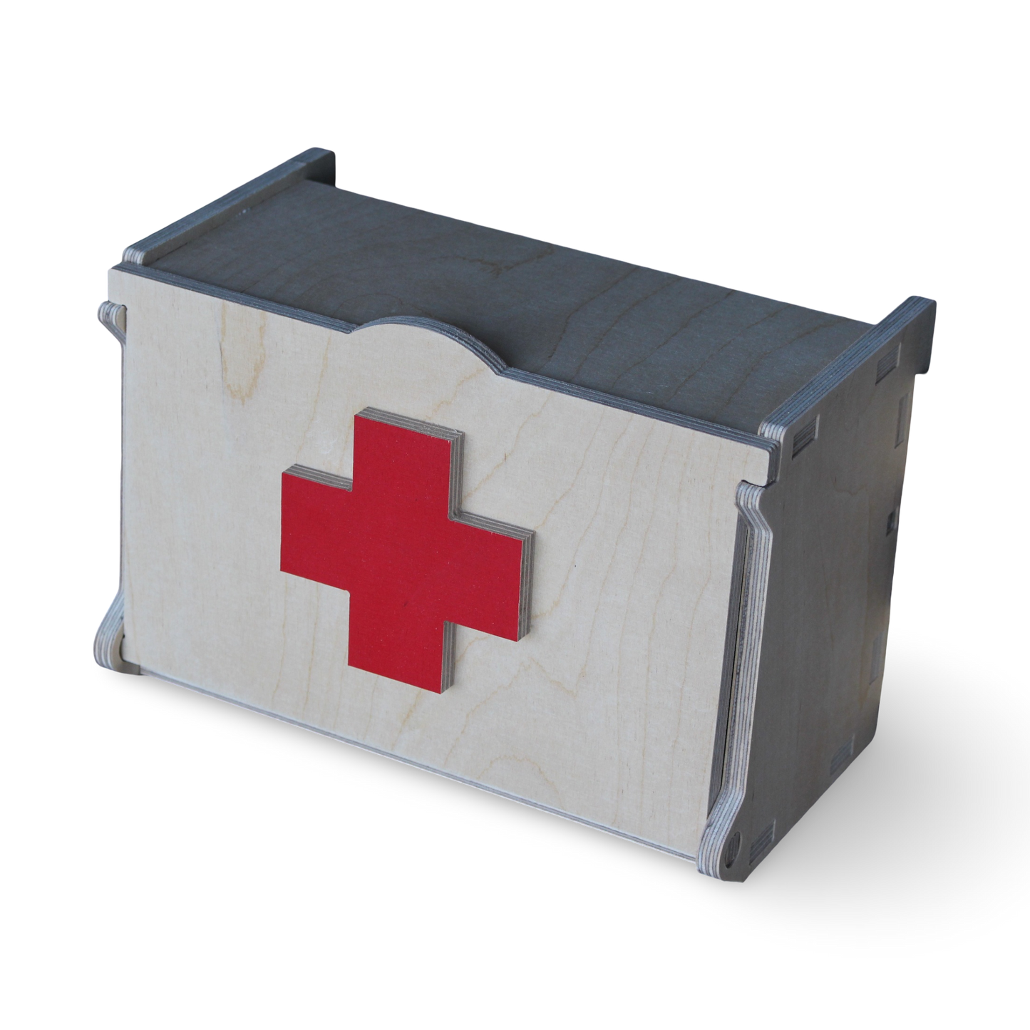 French Cleat Erste-Hilfe-Box aus Holz für deine Werkzeugwand