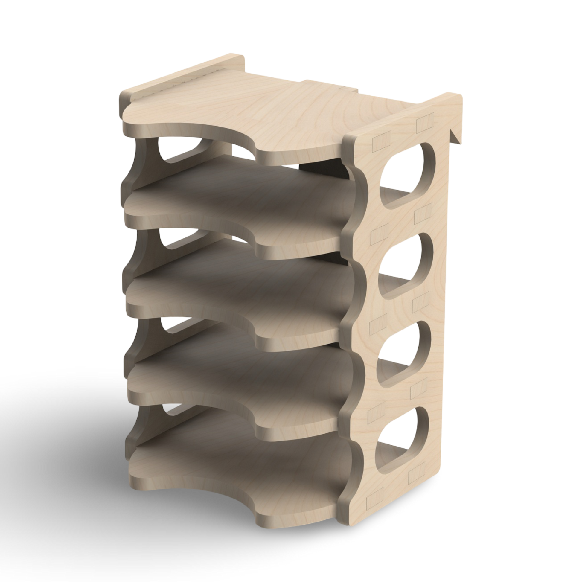 French Cleat Exzenterschleiferhalter aus Holz für deine Werkzeuge