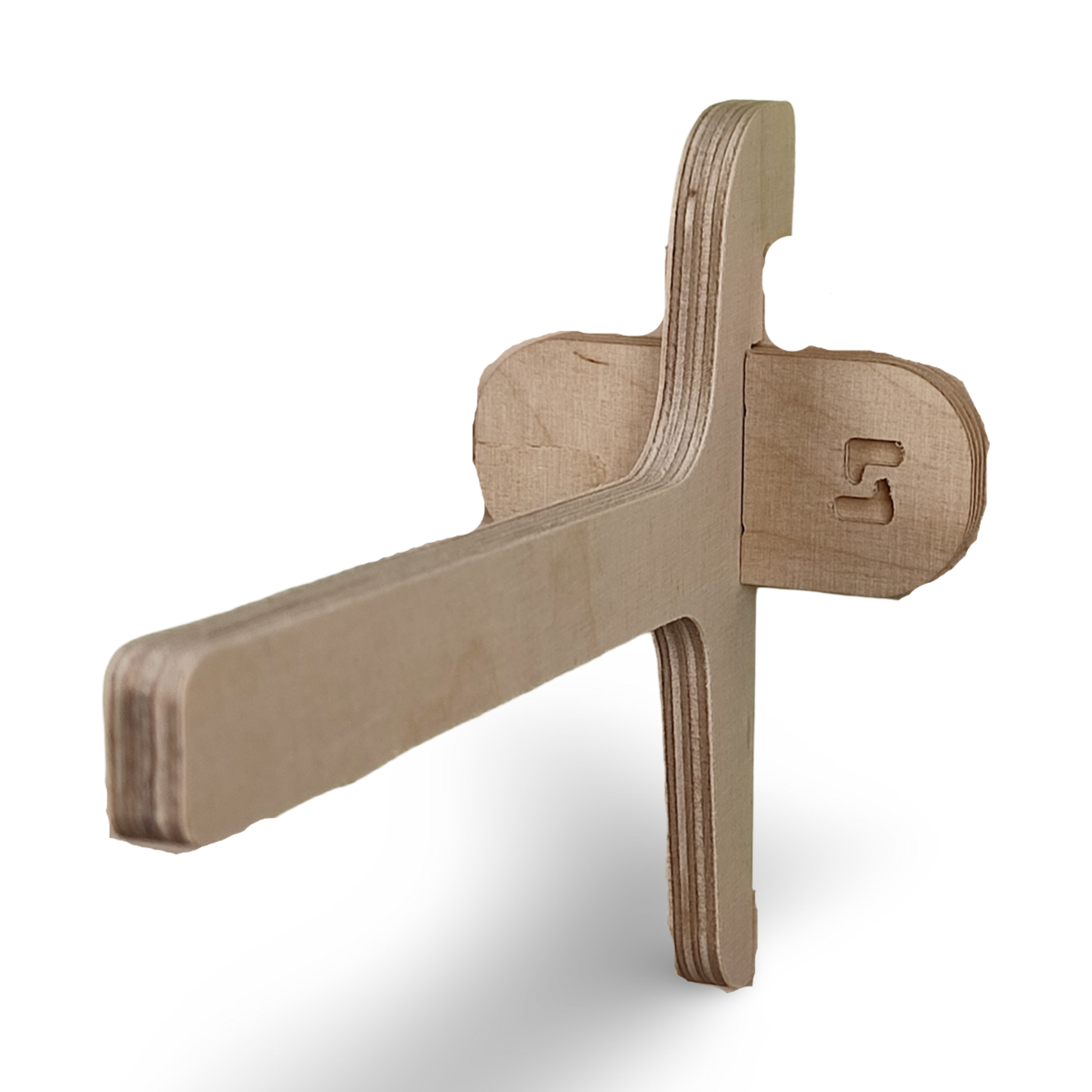 French Cleat Federzwingenhalter aus Holz für deine Werkzeuge
