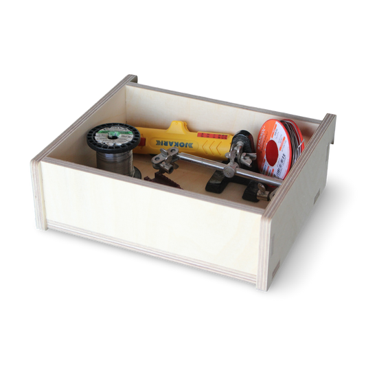 French Cleat Flache Box 60x200x150 aus Holz für deine Werkzeugwand