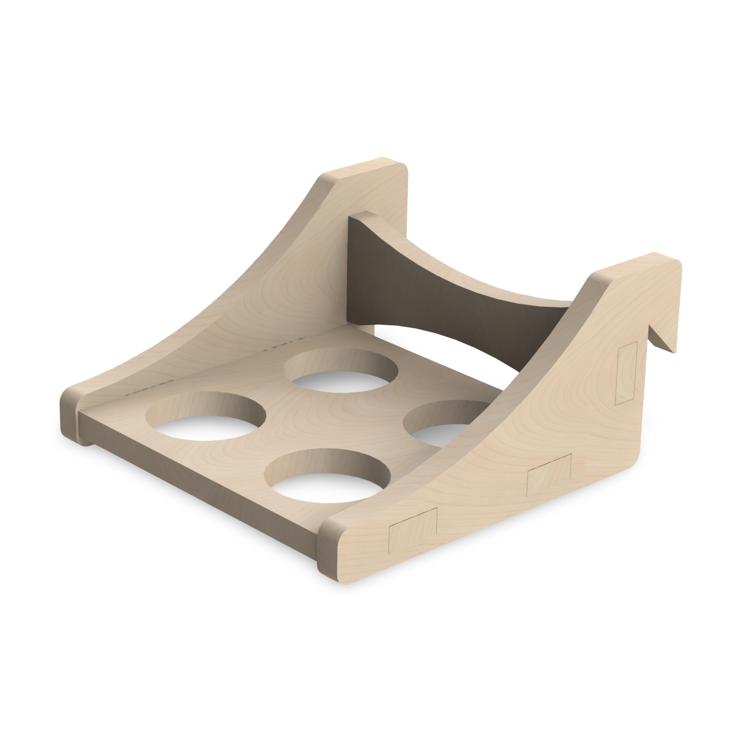 French Cleat FlexiClick Aufsatzhalter 12V aus Holz für deine Werkzeuge