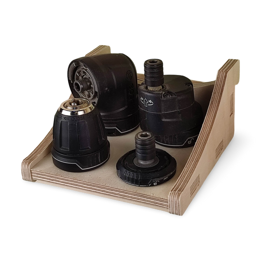 French Cleat FlexiClick Aufsatzhalter 12V aus Holz für deine Werkzeuge