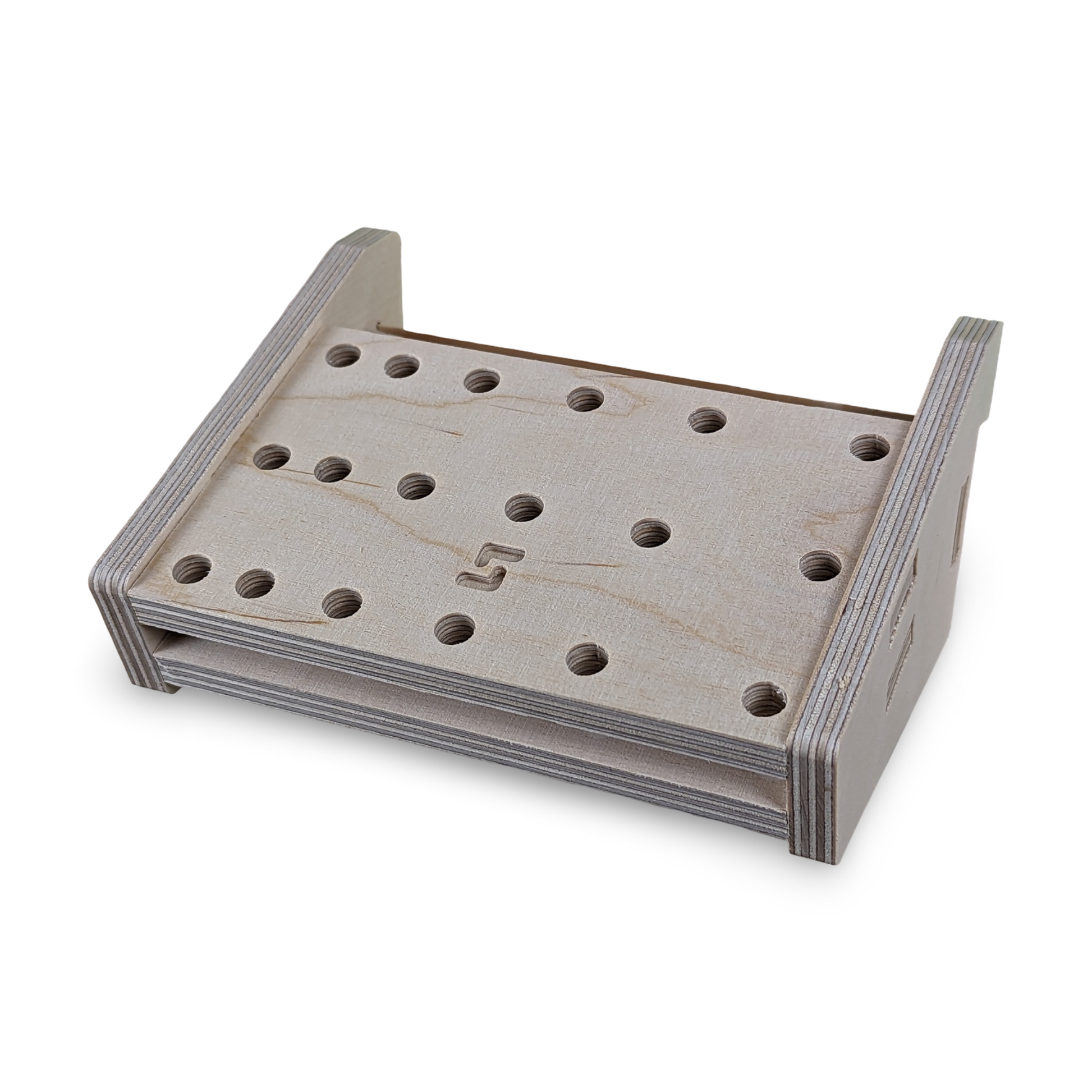 French Cleat Fräserhalter 8mm - 18 aus Holz für deine Werkzeuge