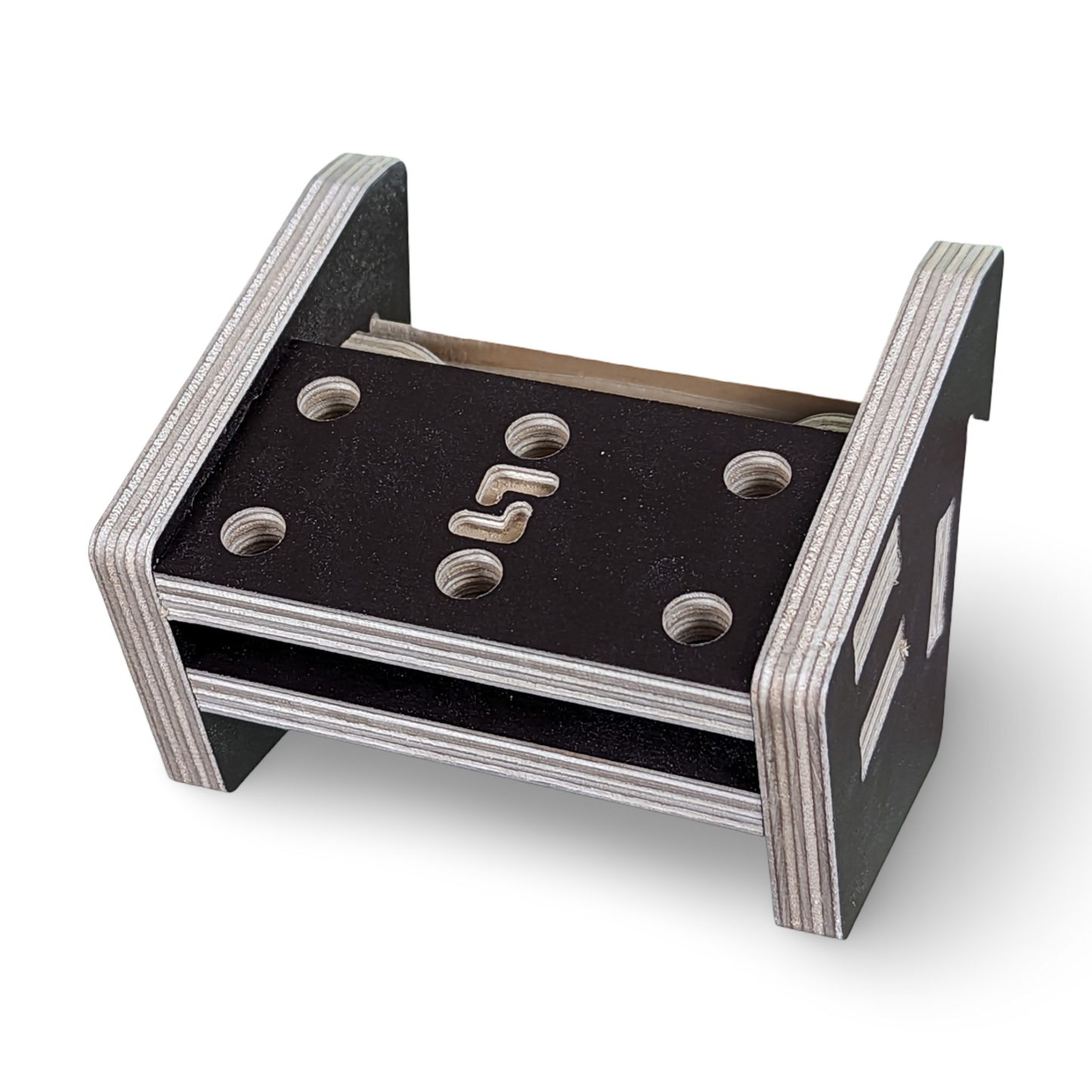 French Cleat Fräserhalter 8mm - 6 aus Holz für deine Werkzeuge