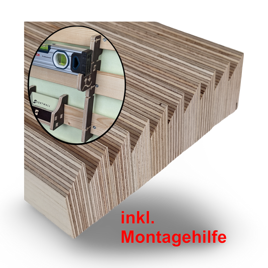 French Cleat Leisten Multiplex 15mm – 10 Stück | sortwall