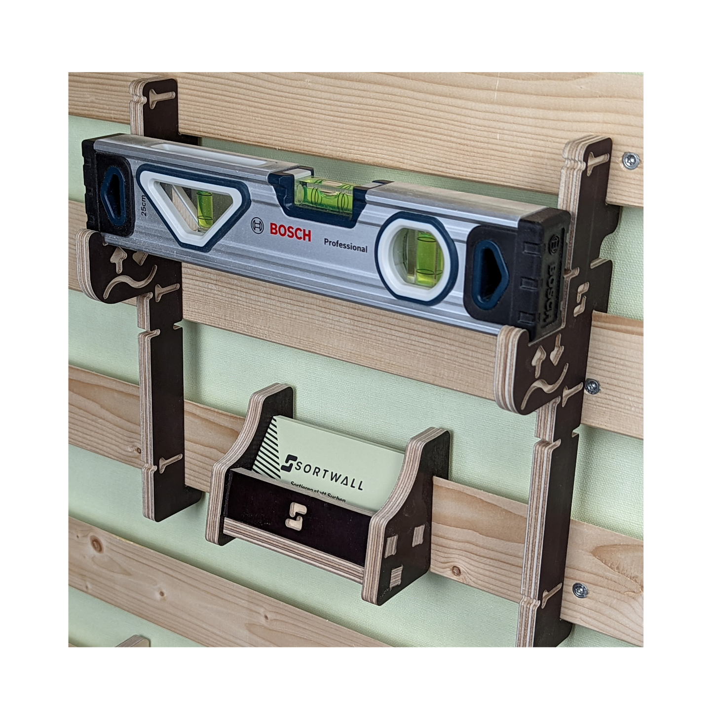 French Cleat Leisten Multiplex 10er Pack Detail | sortwall