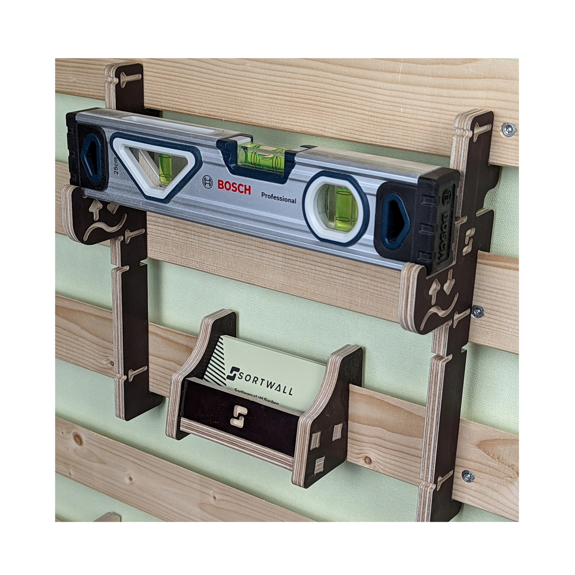 French Cleat Leisten Multiplex 10er Pack Detail | sortwall