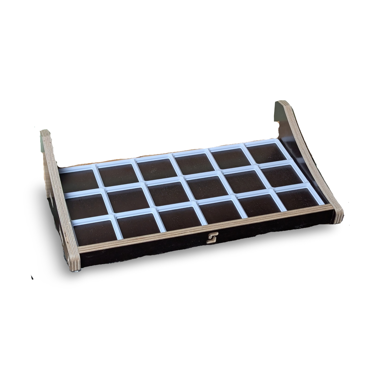 French Cleat Gridfinity 6x3 Halter aus Holz für deine Werkzeuge