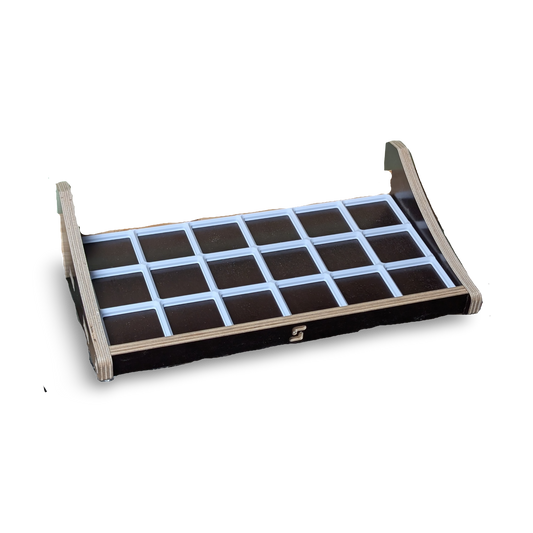 French Cleat Gridfinity 6x3 Halter aus Holz für deine Werkzeuge