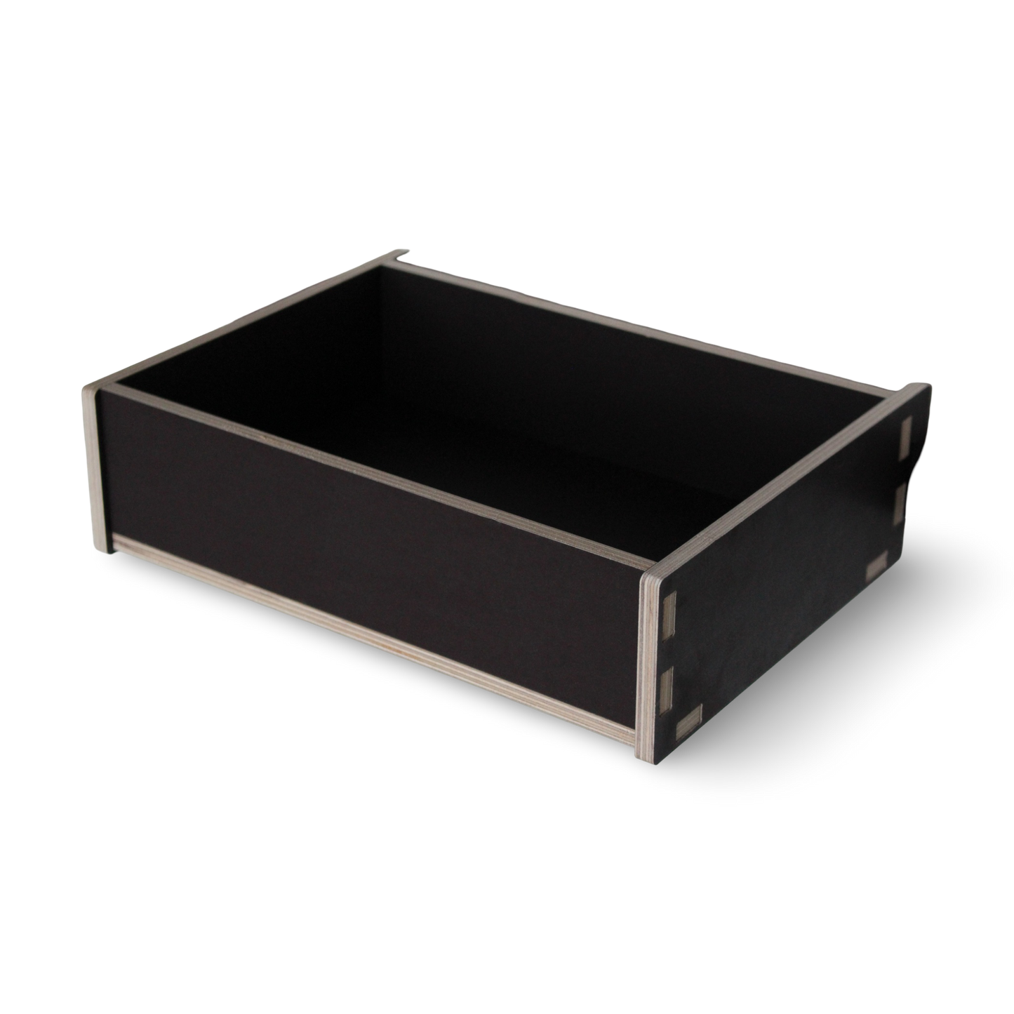 French Cleat Große flache Box aus Holz für deine Werkzeugwand