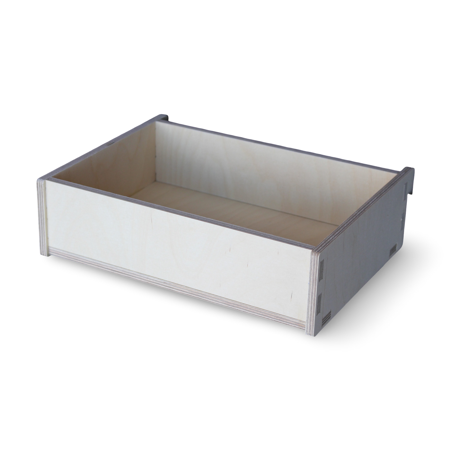 French Cleat Große flache Box aus Holz für deine Werkzeugwand