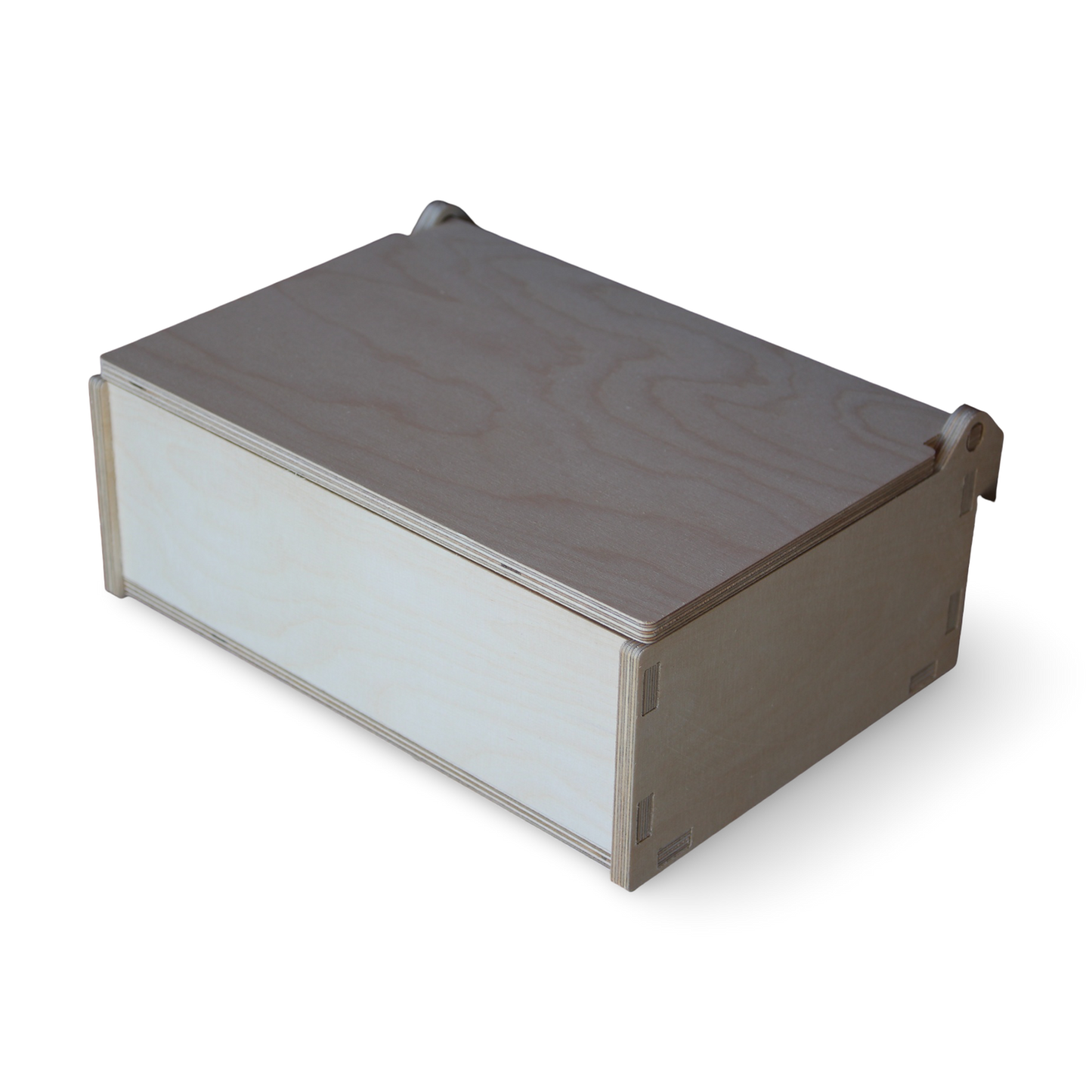 French Cleat Große geschlossene Box aus Holz für deine Werkzeugwand