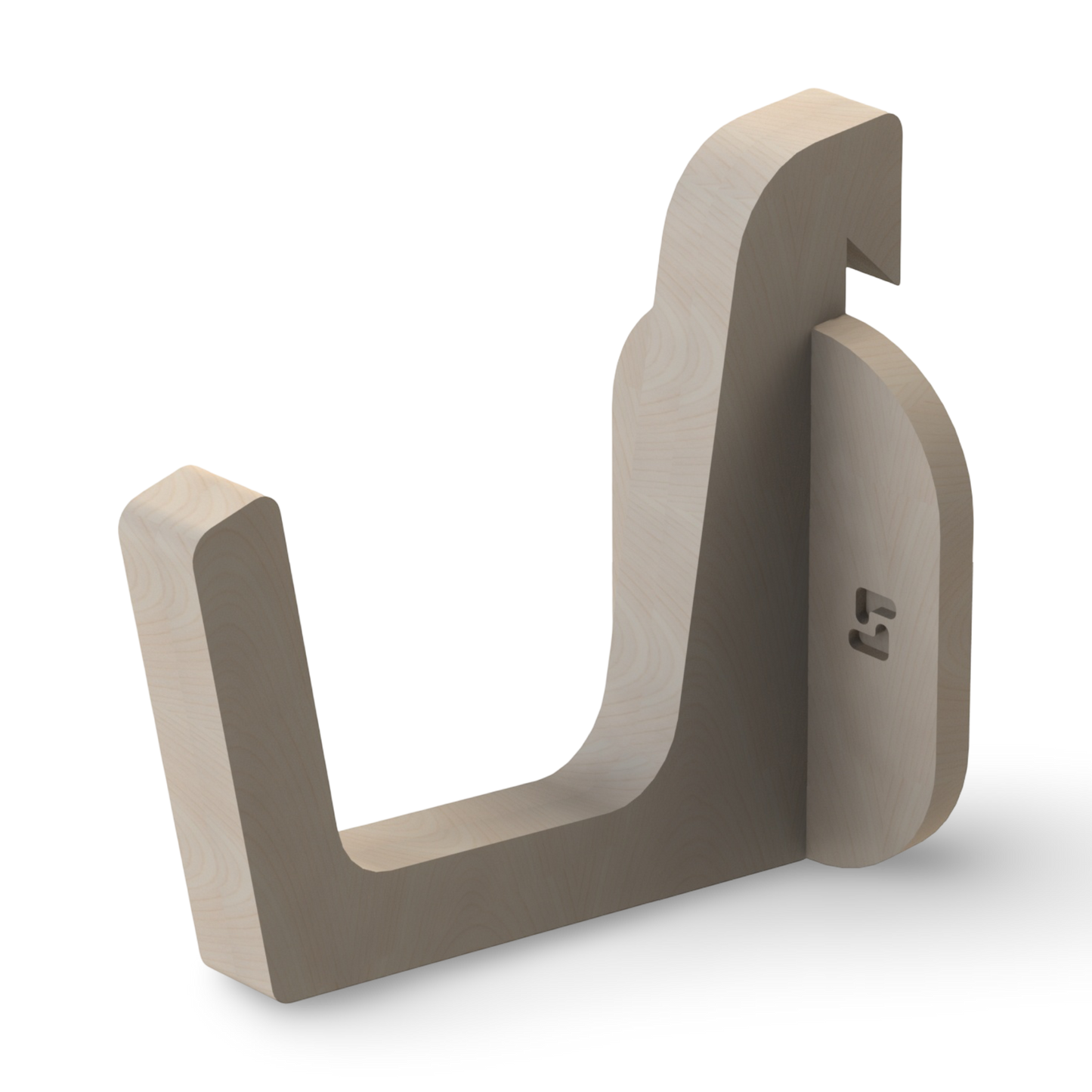 French Cleat Großer Haken 80-100 aus Holz für deine Werkzeuge