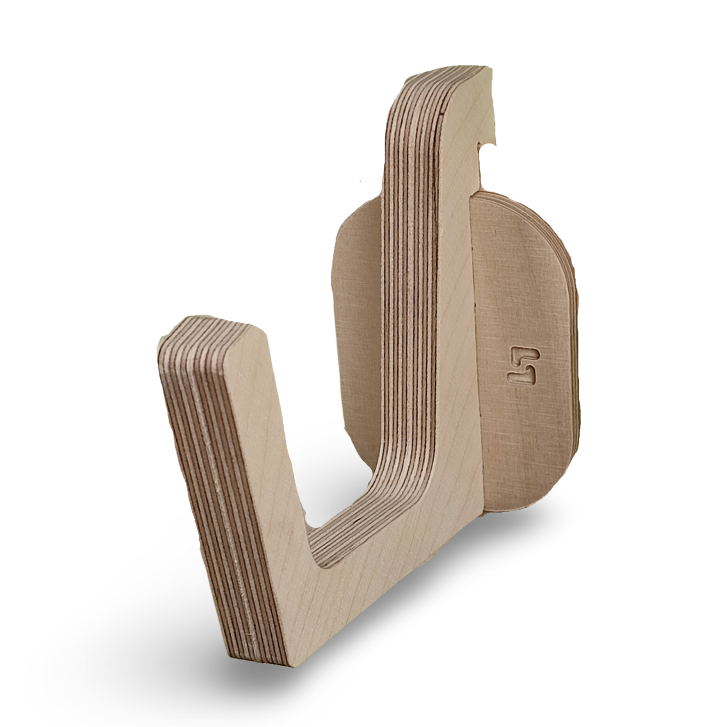 French Cleat Großer Haken 80-100 aus Holz für deine Werkzeuge