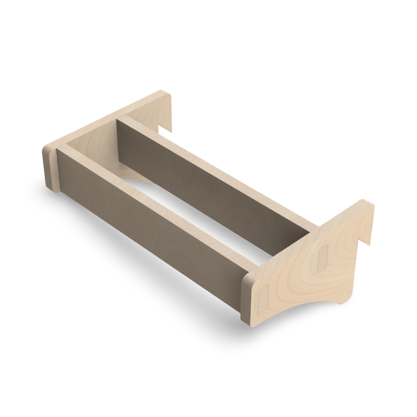 French Cleat Hammerhalter aus Holz für deine Werkzeuge