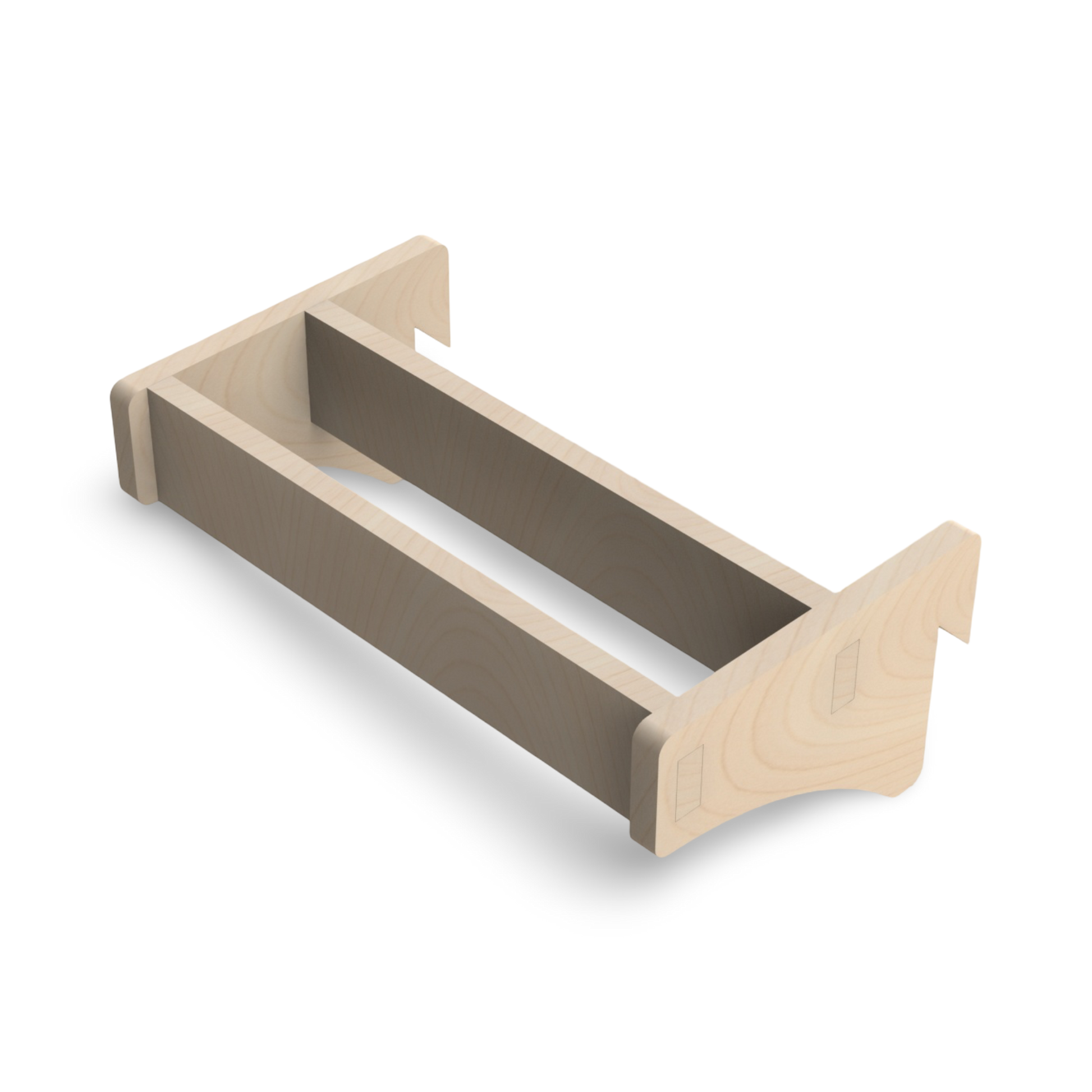 French Cleat Hammerhalter aus Holz für deine Werkzeuge