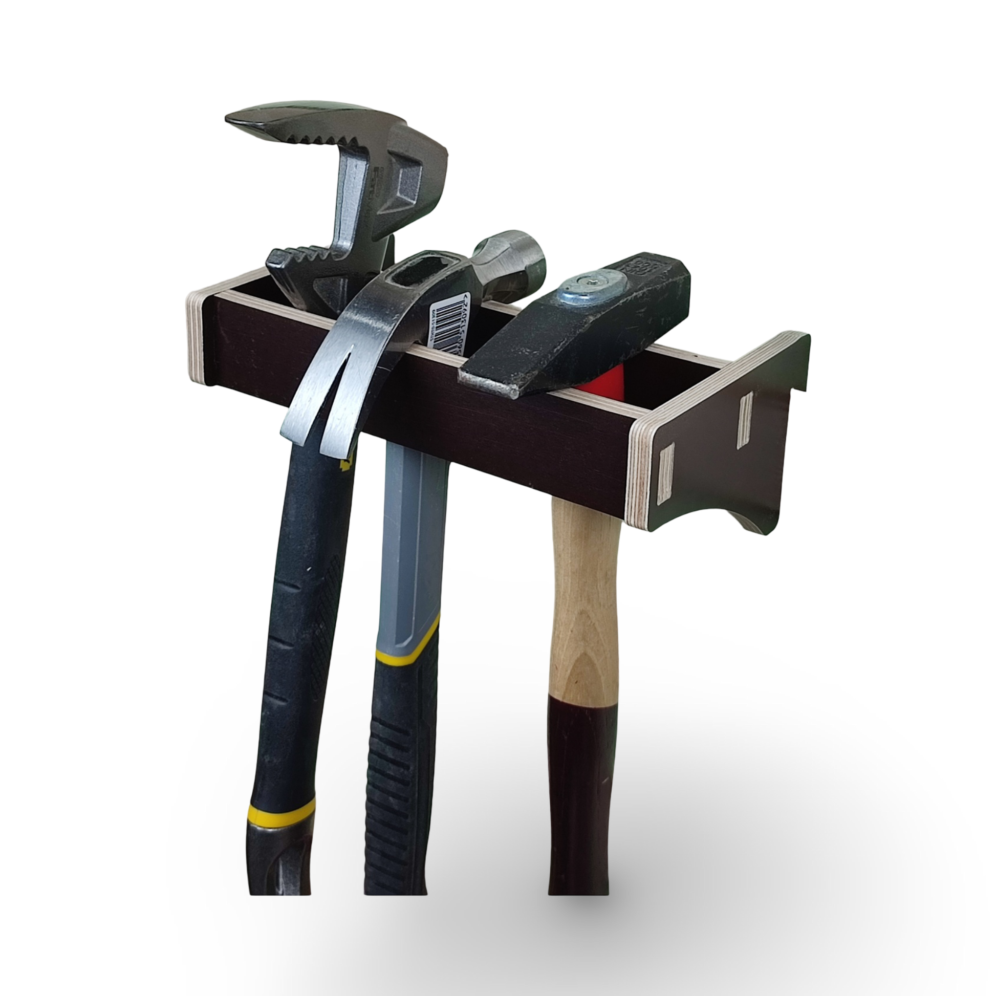 French Cleat Hammerhalter aus Holz für deine Werkzeuge
