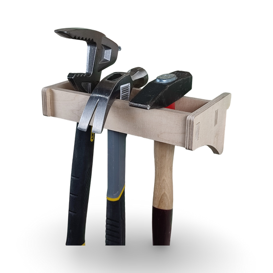 French Cleat Hammerhalter aus Holz für deine Werkzeuge