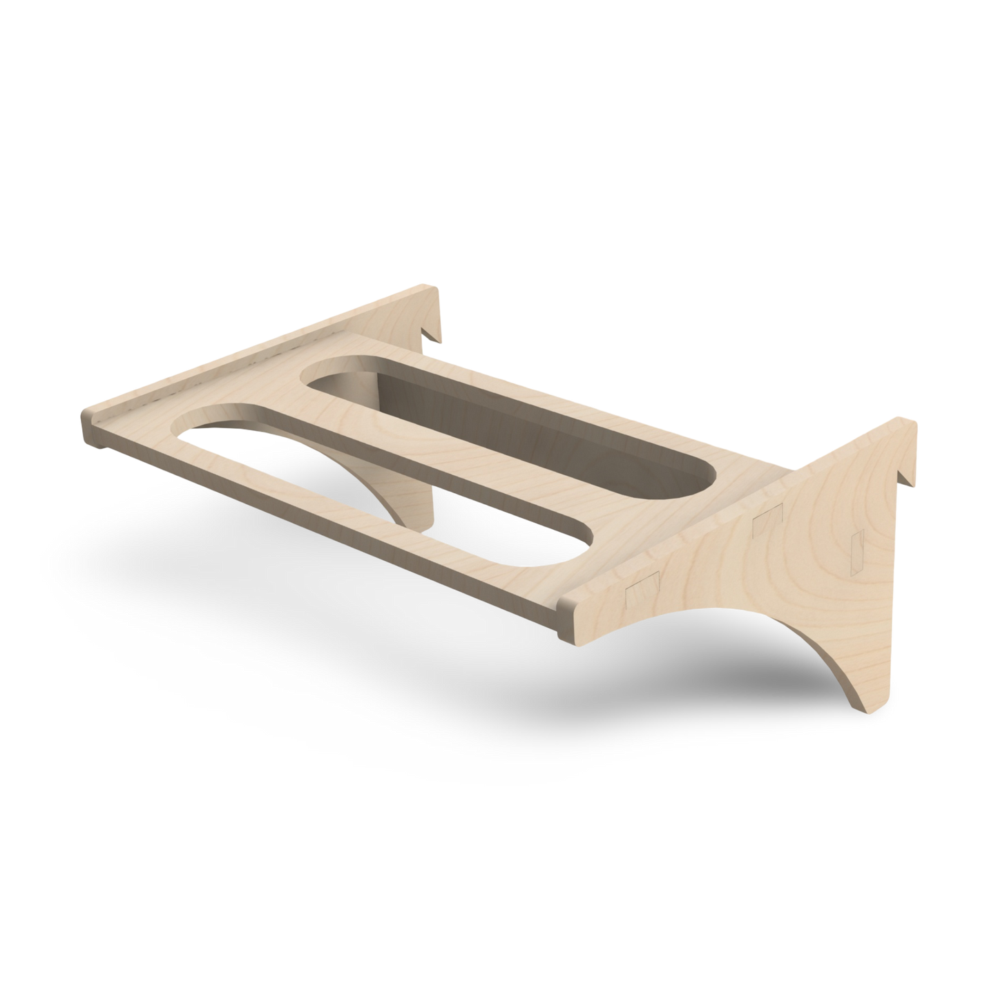 French Cleat Handkreissägen Halter aus Holz für deine Werkzeuge
