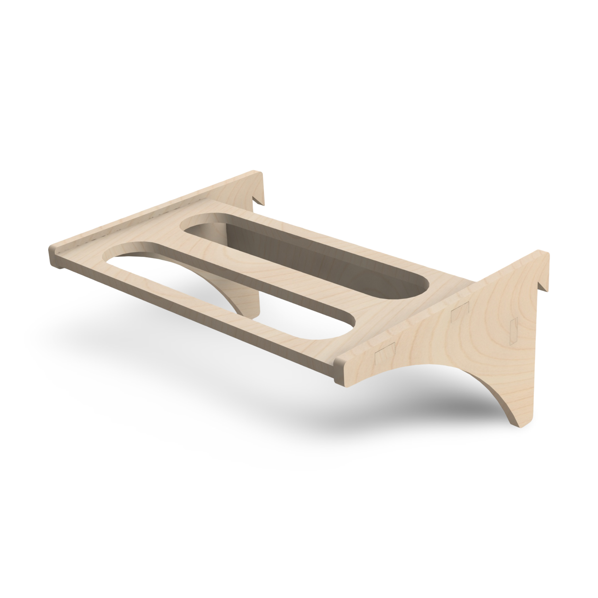 French Cleat Handkreissägen Halter aus Holz für deine Werkzeuge