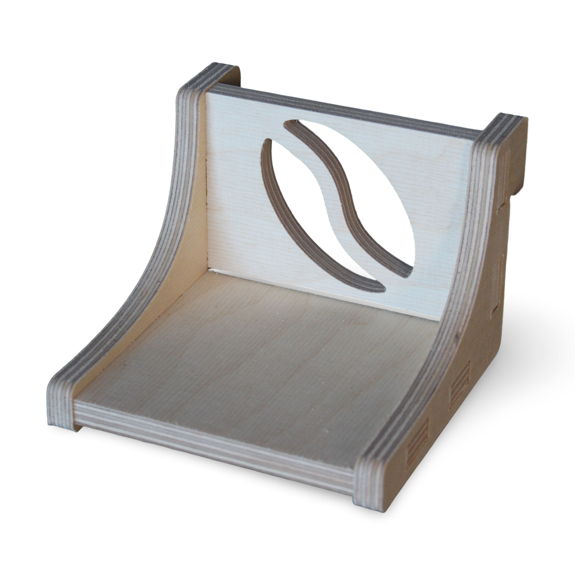 French Cleat Kaffeebecherhalter aus Holz für deine Werkzeuge