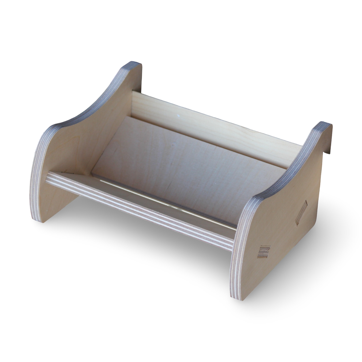 French Cleat Klebebandrollenhalter aus Holz für deine Werkzeuge