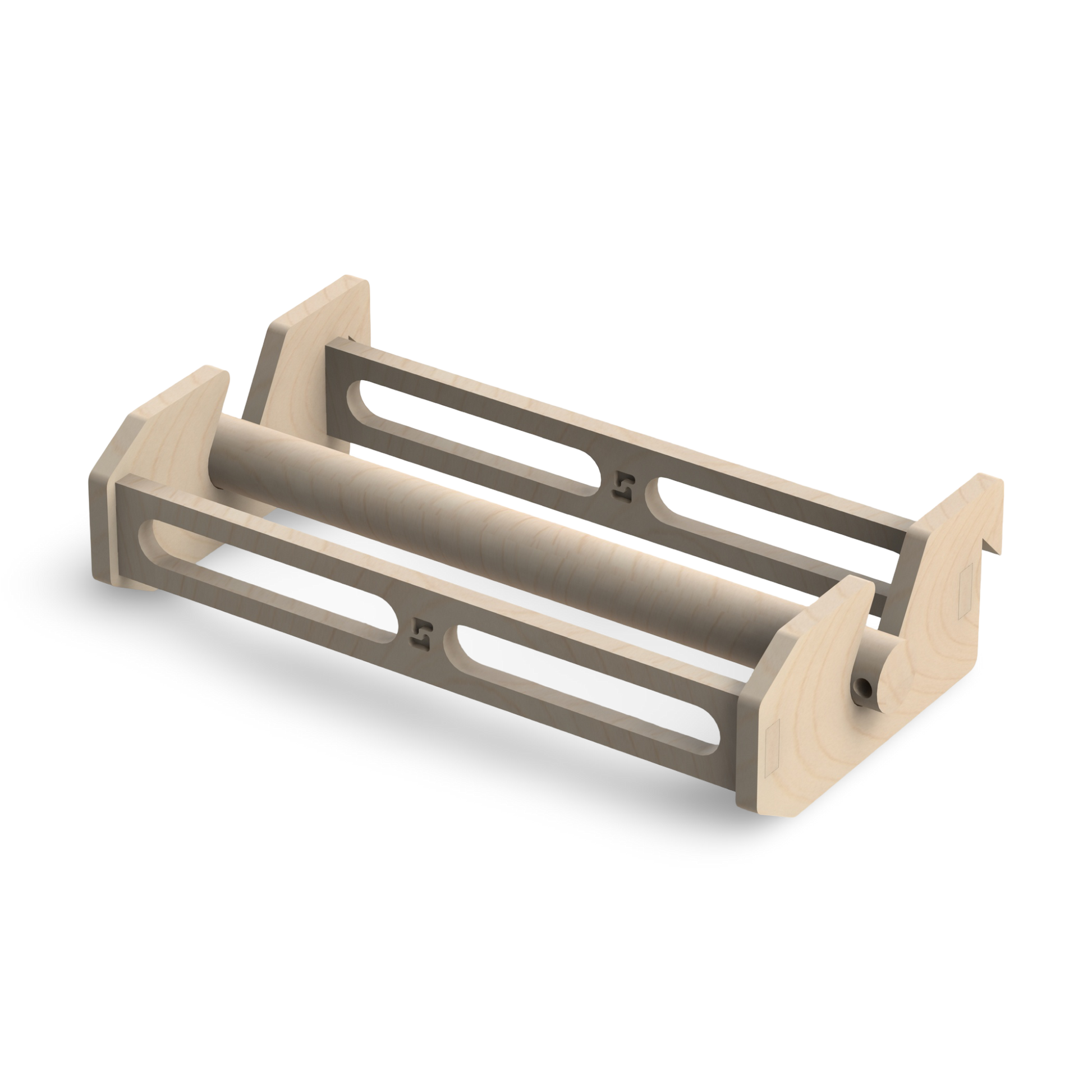 French Cleat Küchenrollenhalter aus Holz für deine Werkzeuge