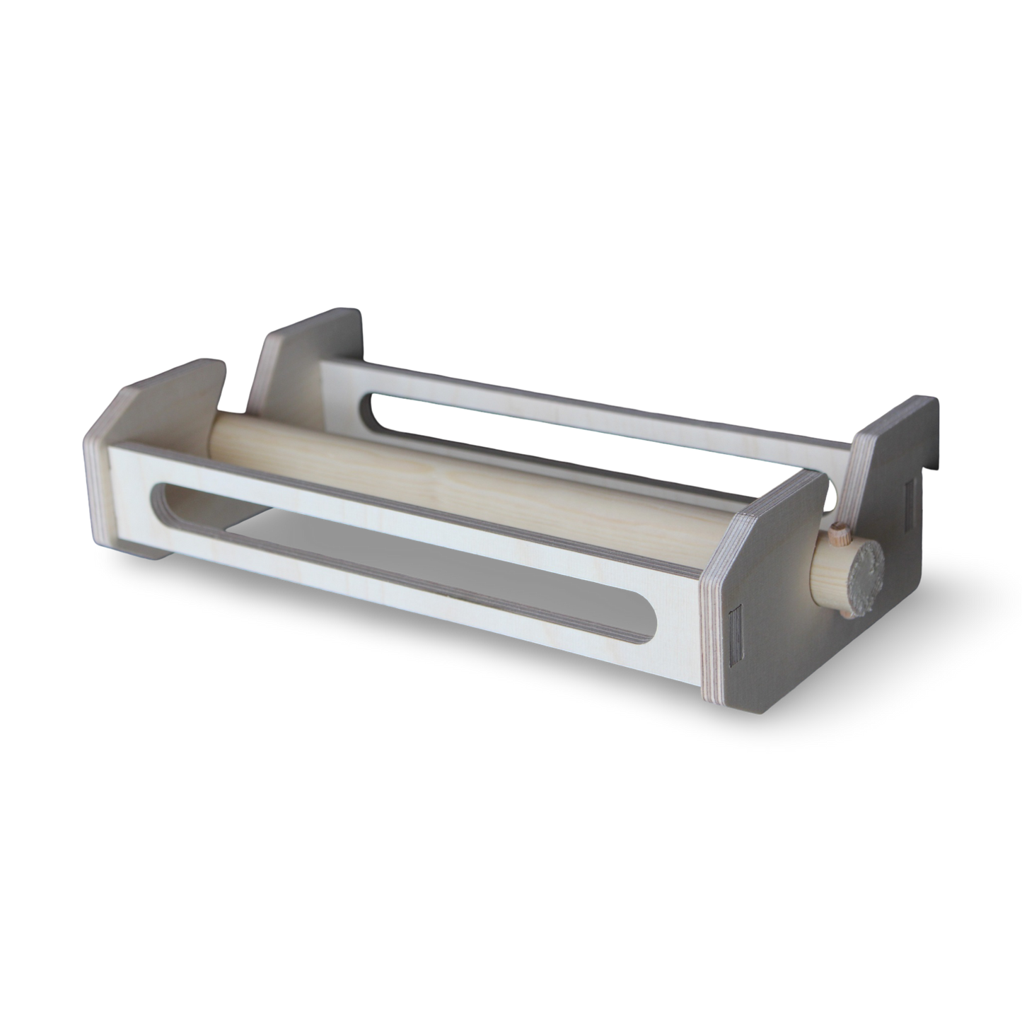 French Cleat Küchenrollenhalter aus Holz für deine Werkzeuge