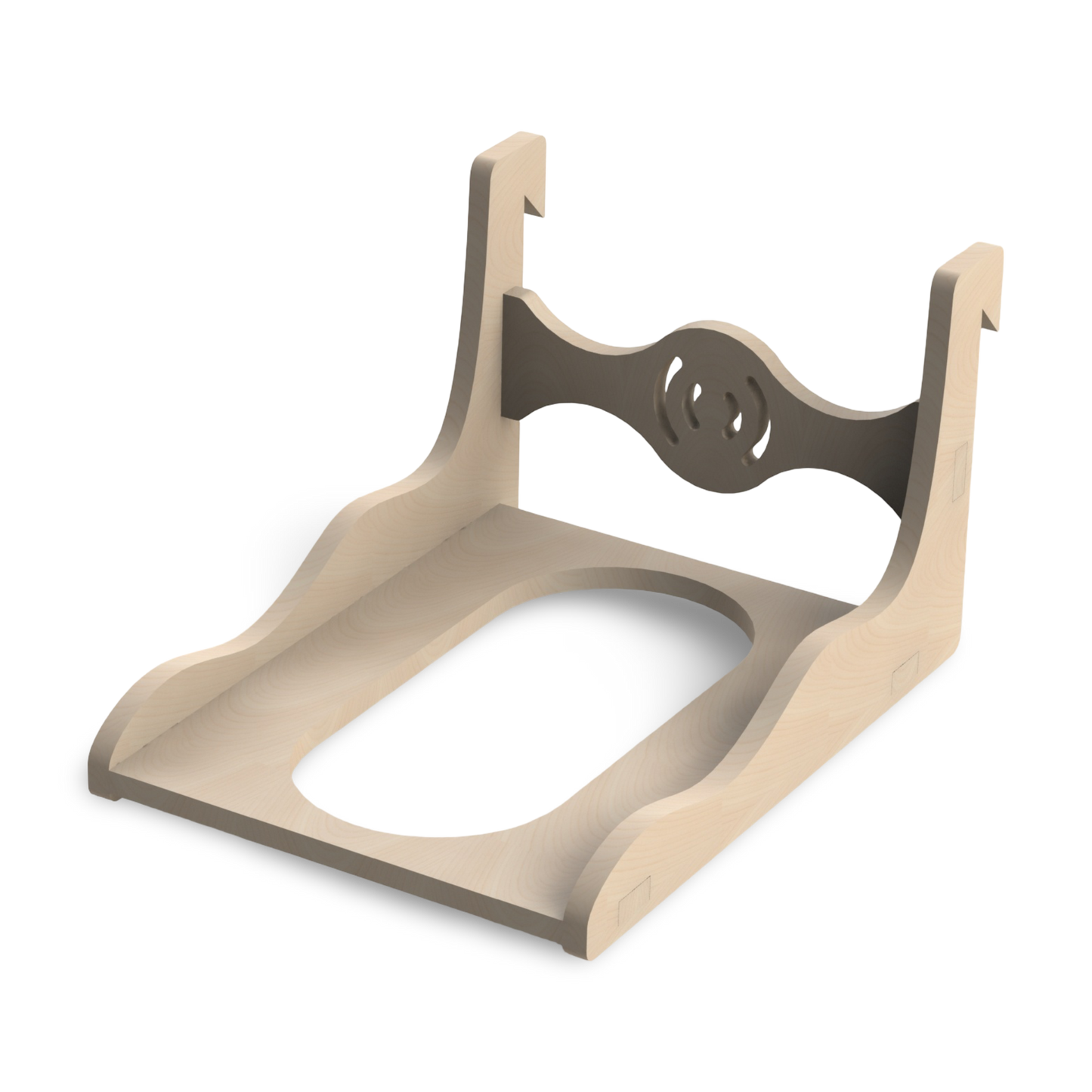 French Cleat Makita Radiohalter aus Holz für deine Werkzeuge