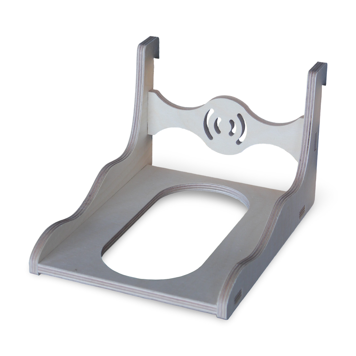 French Cleat Makita Radiohalter aus Holz für deine Werkzeuge