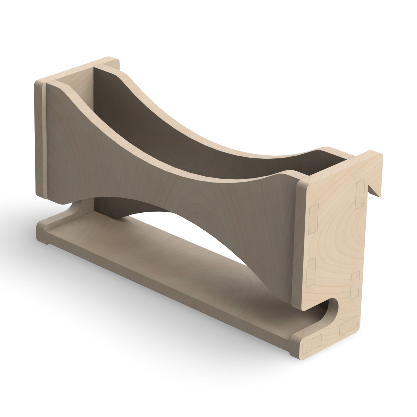 French Cleat Meterstab Magazin aus Holz für deine Werkzeuge