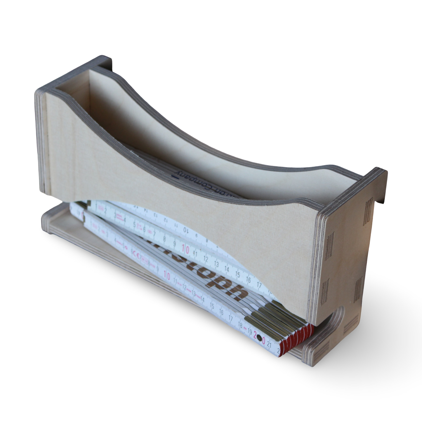 French Cleat Meterstab Magazin aus Holz für deine Werkzeuge