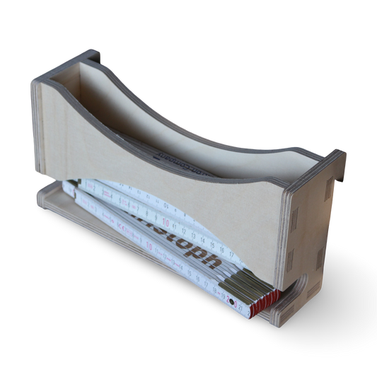 French Cleat Meterstab Magazin aus Holz für deine Werkzeuge