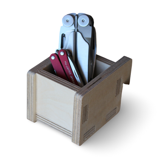 French Cleat Mini Box aus Holz für deine Werkzeugwand