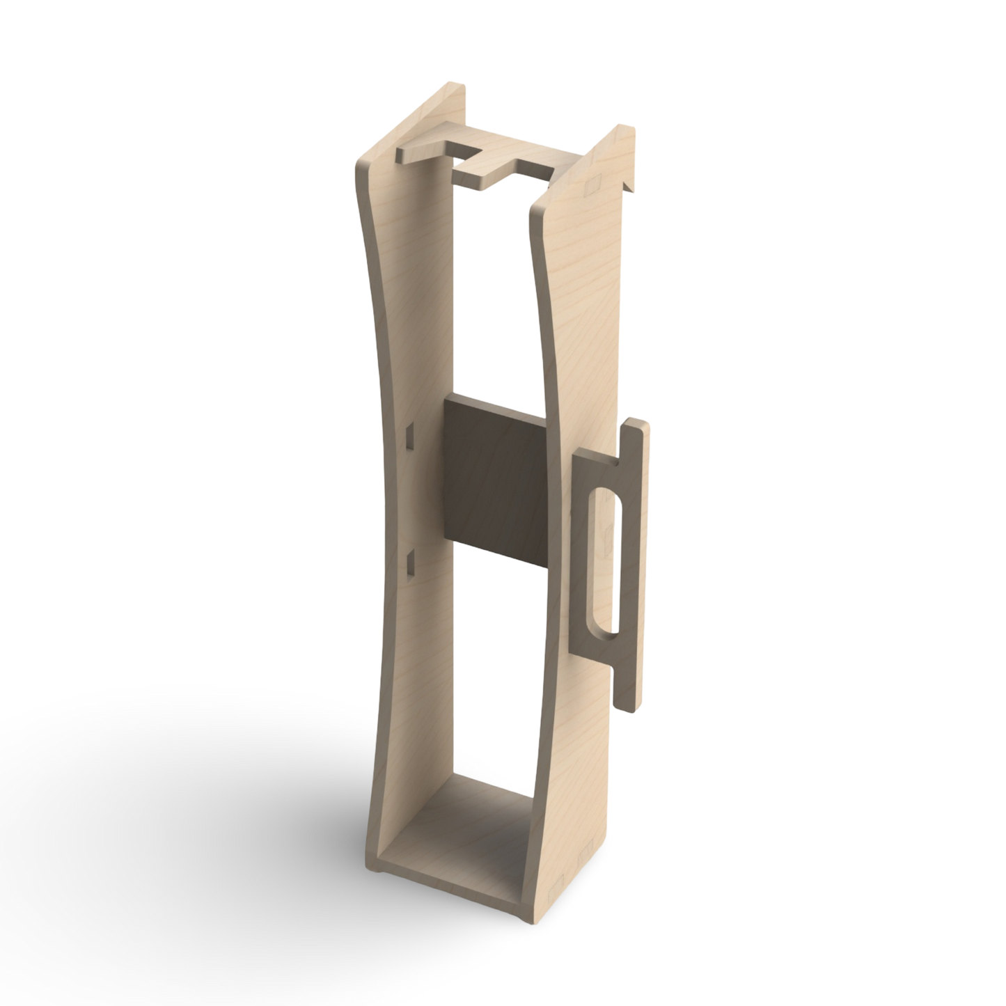 French Cleat Multitool Halter aus Holz für deine Werkzeuge